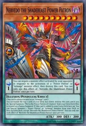 Nervedo the Shadebeast Power Patron · EN011