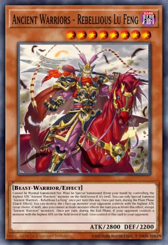 Ancient Warriors - Rebellious Lu Feng · EN025