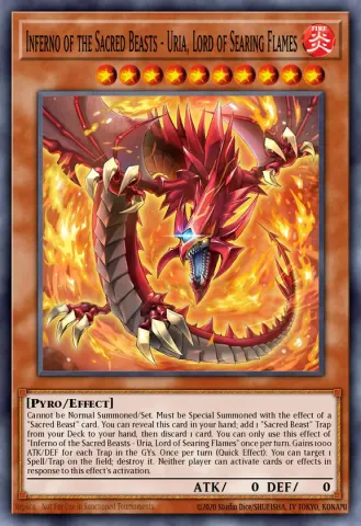 Inferno of the Sacred Beasts - Uria, Lord of Searing Flames · EN005