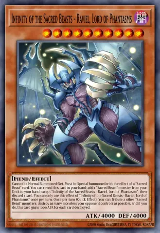 Infinity of the Sacred Beasts - Raviel, Lord of Phantasms · EN007
