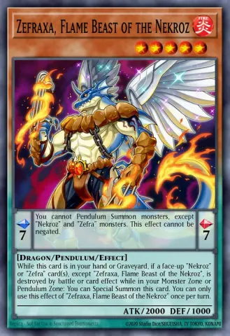 Zefraxa, Flame Beast of the Nekroz · ENAE1
