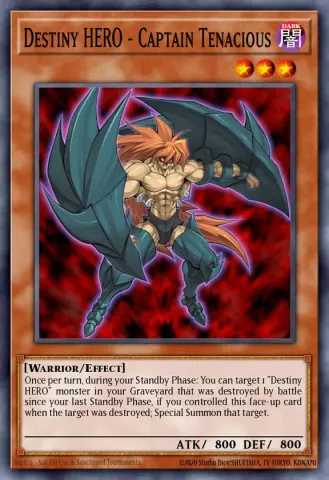 Destiny HERO - Captain Tenacious · EN002