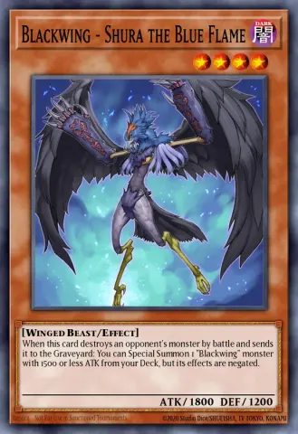Blackwing - Shura the Blue Flame · EN004