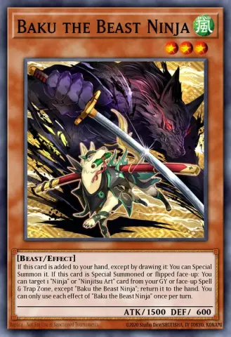 Baku the Beast Ninja · EN017