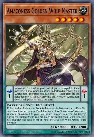 Amazoness Golden Whip Master · EN093