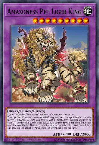 Amazoness Pet Liger King · EN098