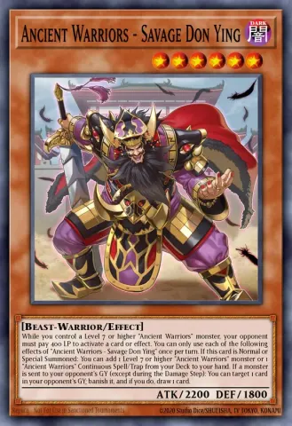 Ancient Warriors - Savage Don Ying · EN024
