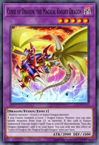 Curse of Dragon, the Magical Knight Dragon · EN097