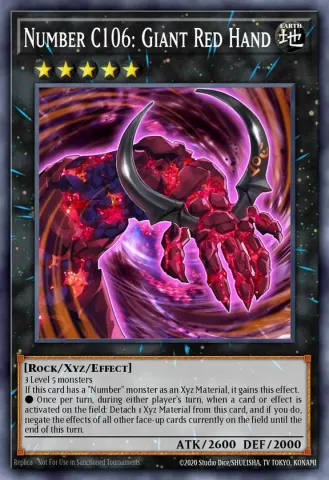 Number C106: Giant Red Hand · EN049
