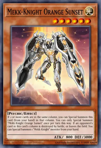 Mekk-Knight Orange Sunset · EN016