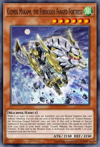 Gizmek Makami, the Ferocious Fanged Fortress · EN021