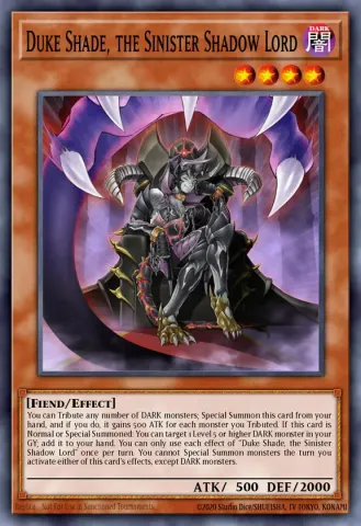 Duke Shade, the Sinister Shadow Lord · EN017