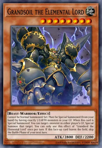 Grandsoil the Elemental Lord · ENSE1