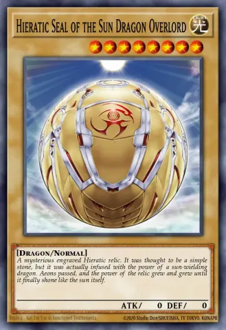 Hieratic Seal of the Sun Dragon Overlord · EN002