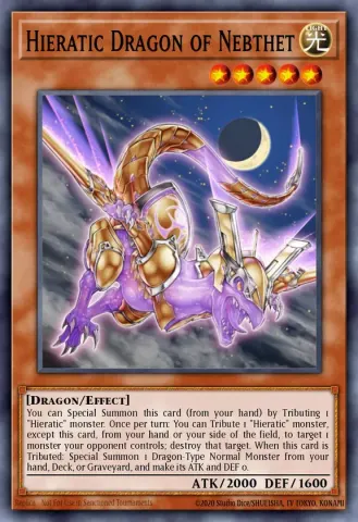 Hieratic Dragon of Nebthet · EN021