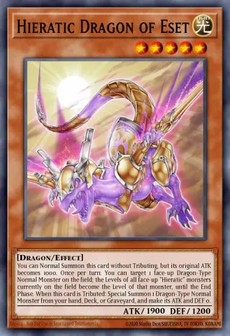 Hieratic Dragon of Eset · EN020