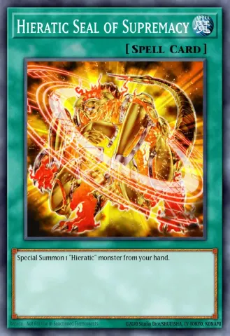 Hieratic Seal of Supremacy · EN057