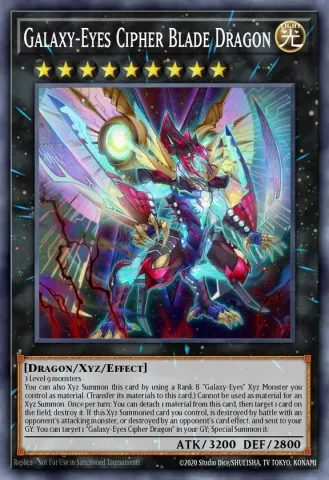 Galaxy-Eyes Cipher Blade Dragon · ENSE4