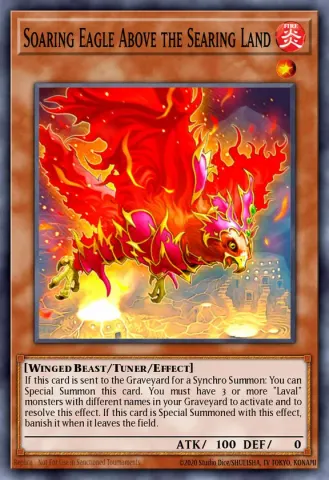 Soaring Eagle Above the Searing Land · EN008