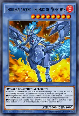 Cerulean Sacred Phoenix of Nephthys · EN006