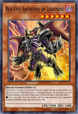 Red-Eyes Archfiend of Lightning · ENJ03