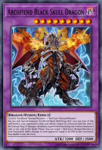 Archfiend Black Skull Dragon · ENJ42
