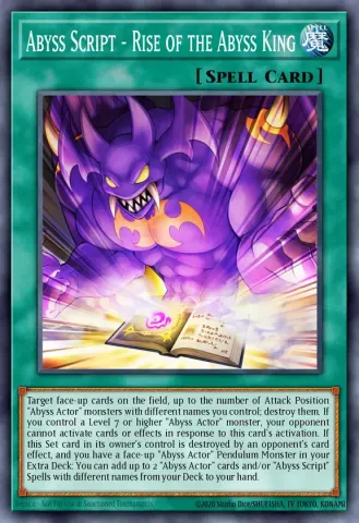 Abyss Script - Rise of the Abyss King · EN027