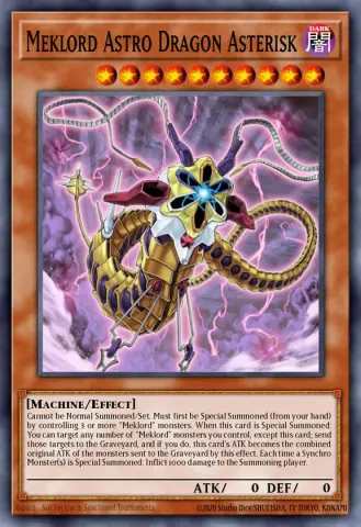 Meklord Astro Dragon Asterisk · EN015