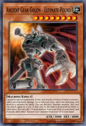 Ancient Gear Golem - Ultimate Pound · EN099