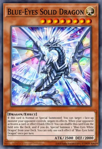Blue-Eyes Solid Dragon · EN002