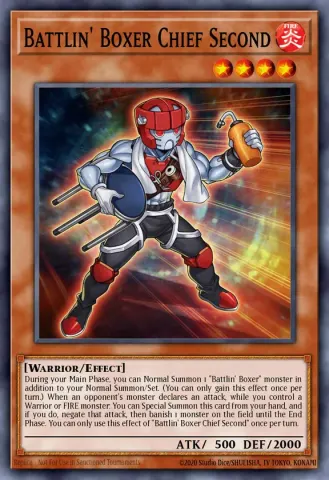 Battlin' Boxer Chief Second · EN033