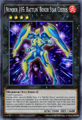 Number 105: Battlin' Boxer Star Cestus · EN042