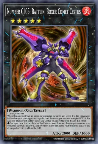 Number C105: Battlin' Boxer Comet Cestus · EN043