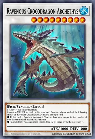 Ravenous Crocodragon Archethys · EN043