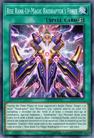 Rise Rank-Up-Magic Raidraptor's Force · EN056