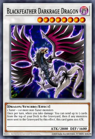 Blackfeather Darkrage Dragon · EN017