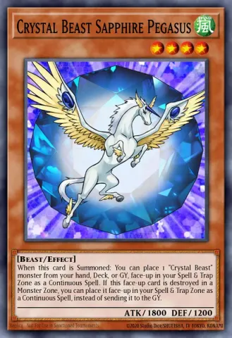 Crystal Beast Sapphire Pegasus · EN007