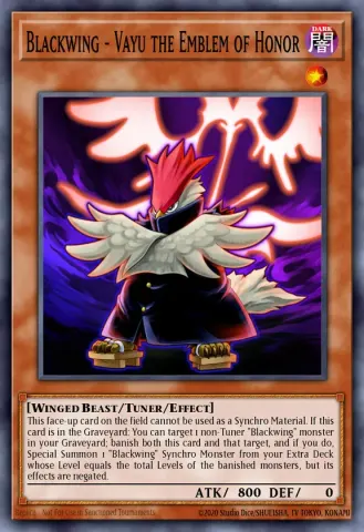 Blackwing - Vayu the Emblem of Honor · EN005