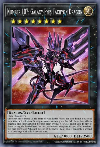 Number 107: Galaxy-Eyes Tachyon Dragon · EN091