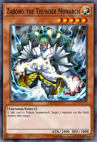 Zaborg the Thunder Monarch · EN125