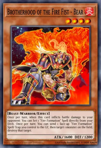 Brotherhood of the Fire Fist - Bear · EN024