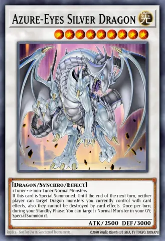 Azure-Eyes Silver Dragon · EN039