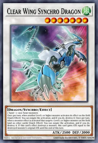 Clear Wing Synchro Dragon · EN001