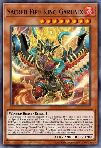 Sacred Fire King Garunix · EN001