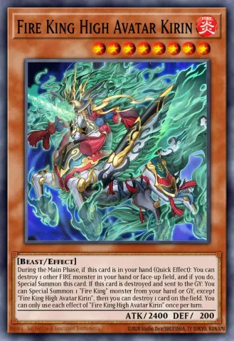 Fire King High Avatar Kirin · EN002