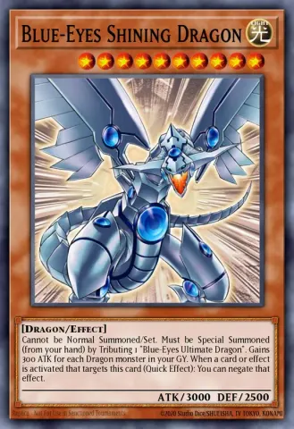 Blue-Eyes Shining Dragon · EN096