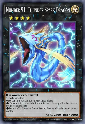 Number 91: Thunder Spark Dragon · EN098