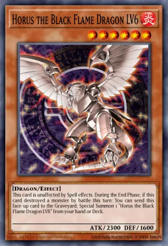 Horus the Black Flame Dragon LV6 · EN020