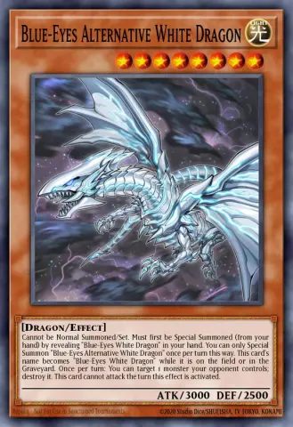 Blue-Eyes Alternative White Dragon · EN005
