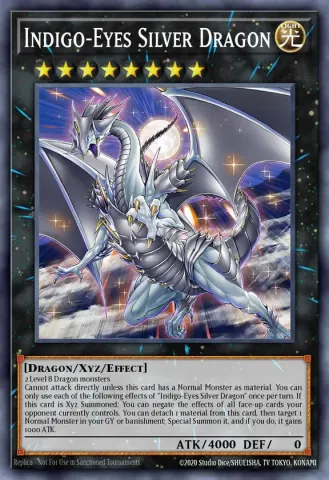 Indigo-Eyes Silver Dragon · EN032